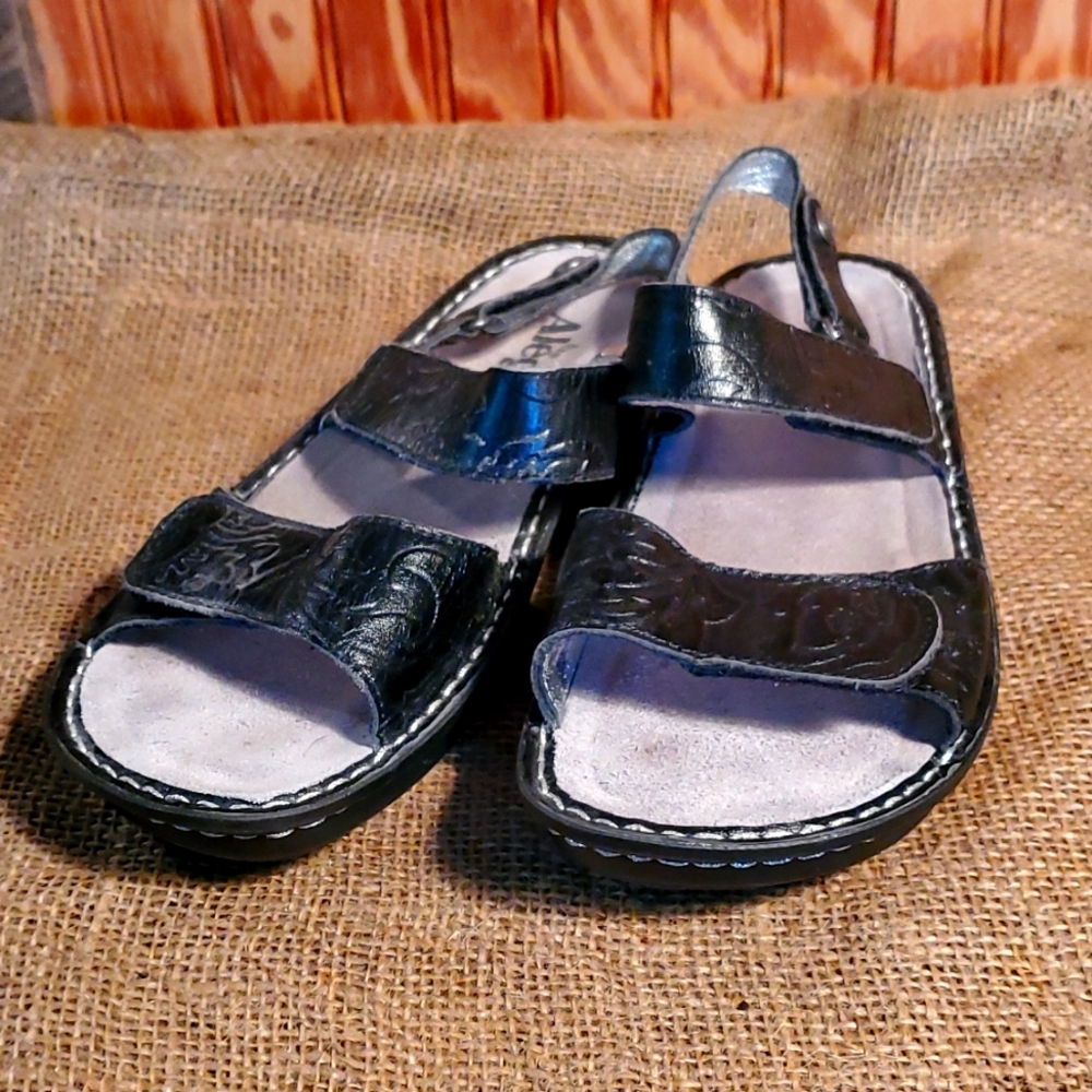 Alegria pg lite black sandal